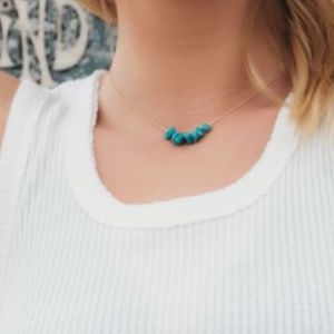 Turquoise Rock Candy Necklace